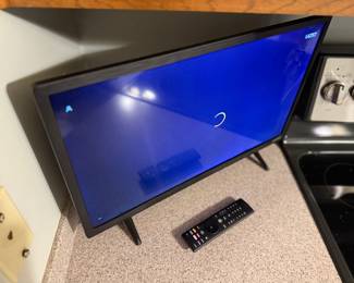 Small flatscreen and stand