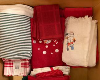 Assorted seasonal towels