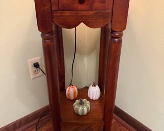 Small accent table with drawer