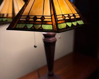 Beautiful mission style lamp