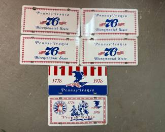 Erie made bicentennial plates