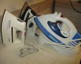 Assortment of Steam Irons 