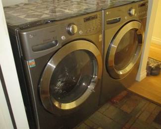 LG Front Load Washer &  Gas Dryer