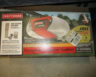Craftsman 3/4 Hp. Garage Door Opener