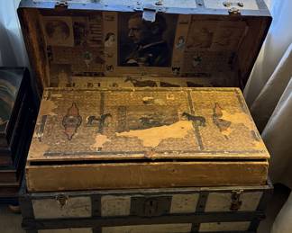 Antique Steamer Trunk