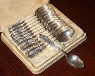 Sterling, Set of 12 Teaspoons  "Old English" Towle