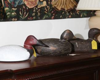 Antique duck decoys