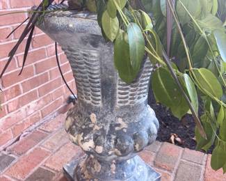 Pair of Outdoor Pedestal Pots!
