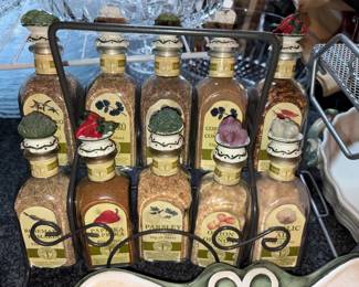Au Printemps Gourmet 10 Pc Spices W/Rack!
