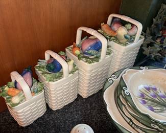 Fitz & Floyd Kitchen Harvest Canister Set!
