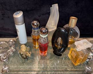 Live Laugh Love By Brighton Cologne, Paloma Picasso Eau De Parfum Spray, Coco Mademoiselle Chanel Eau De Parfum ½ Full, Coco Mademoiselle Chanel Eau De Parfum ¾ Full, Live Laugh Love By Brighton Cologne, Thierry Mugler “Angel Innocent” Eau De Parfum Spray, Georgio Armani Sensi Eau De Parfum, Donna Karan Cashmere Mist!