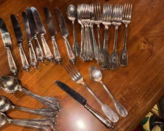 Pottery Barn “Antique Silver Sentiment” Set!