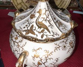 Vtg Lenwile China Ardalt Lidded Dish!
