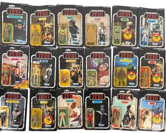 (22) Vintage Kenner Star Wars Return of the Jedi Action Figures