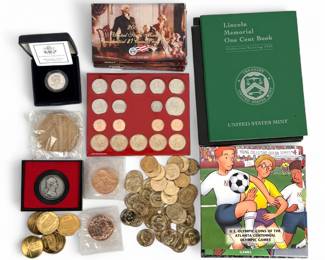 Lot of Assorted Coins & Medals