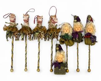 (8) Mark Roberts Fairy Ornaments