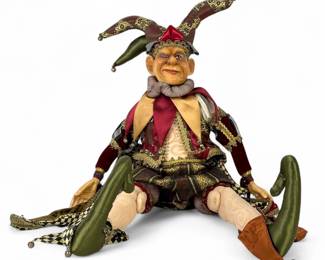 Katherine's Collection Handmade Jester Doll