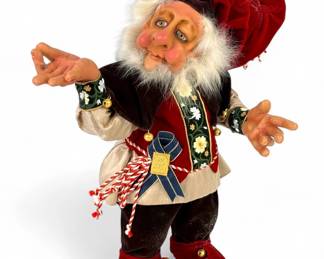 Demdaco Drolleries Peppin Christmas Elf