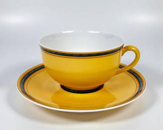 Hermes "Toucan" Porcelain Cup & Saucer