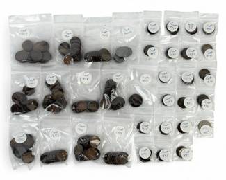 (Over 200) Antique & Vintage U.S. Cent Coins