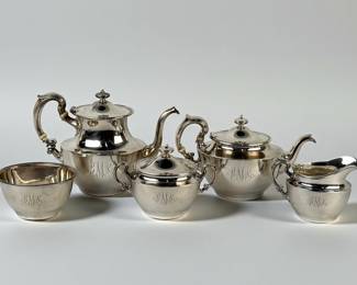 (5pc) Gorham Sterling Silver Tea Set