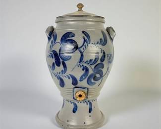 J. Hamilton & Co Stoneware Pedestal Water Cooler