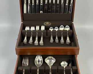 (65pc) Gorham “Chantilly” Sterling Silver Flatware Set