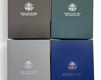 (4) United States Mint Prestige Sets