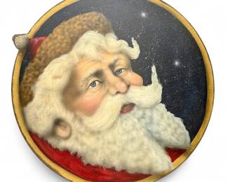 Bonnie Barrett Boardwalk Originals Round St. Nick