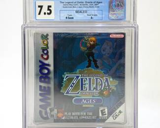 The Legend of Zelda: Oracle of Ages - Gameboy Color CGC 7.5 A+