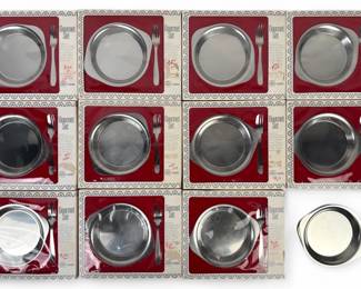 (17) Gense Sweden 18/8 Stainless Plates