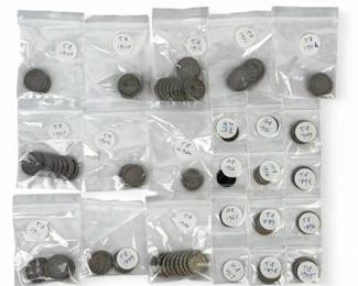 (Over 70) Vintage & Antique U.S. Ten & Five Cent Coins