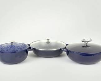 (3pc) Set Of Staub Cookware