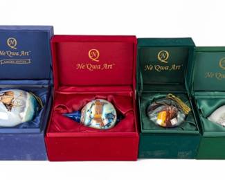 (4pc) Ne Qwa Art Limited Edition Ornaments