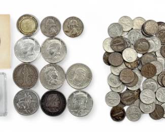 Assorted U.S. Silver Coins Includes Oak Ridge Irradiated Dime