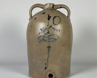 10-Gallon Double-Handled Stoneware Jug