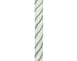 Fry Foval Delft Twist Blue Candlestick