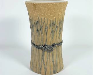 Whites of Utica Molded Stoneware Umbrella Stand