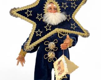 Demdaco Dolleries 29" Star Santa