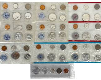 (10) Pre 1965 United States Mint Sets