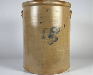 Antique Red Wing Stoneware Crock - Front Stamped