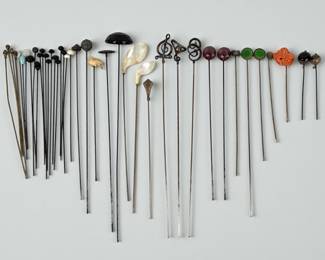 (40pc) Antique Hatpins