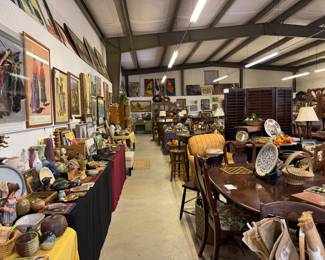 Tables, pottery and more