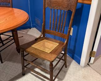 Antique Caned Chairs