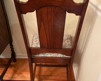 Antique Jacobean style dining chairs -5 available 