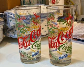 Vintage Coca Cola Glasses