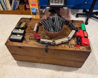 Vintage Alps Tin Train set, made in Japan 