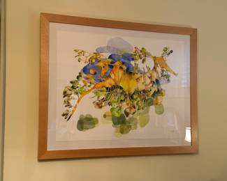 Seahorse Art by Charlotte Sasser, original watercolor 