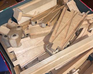 Vintage Brio wooden train set