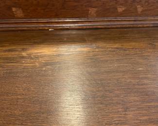 C3 - $1,750. English Renaissance Revival Sideboard. Appraisal dates it to late 19th century. Measures 60" wide x 22.5" deep x 77" tall. Loose fretwork on both sides and missing minor trim pieces. Sturdy and GORGEOUS! Homeowner shipped it back from England in the 90s.